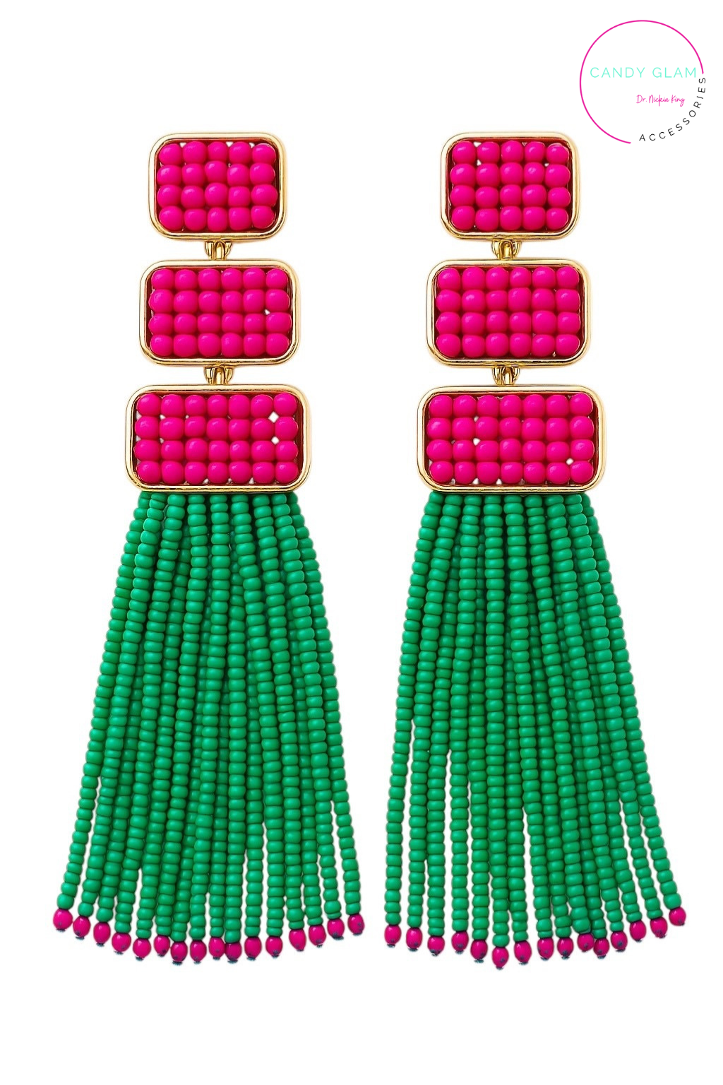 Carnival Cascade Tassel Earrings