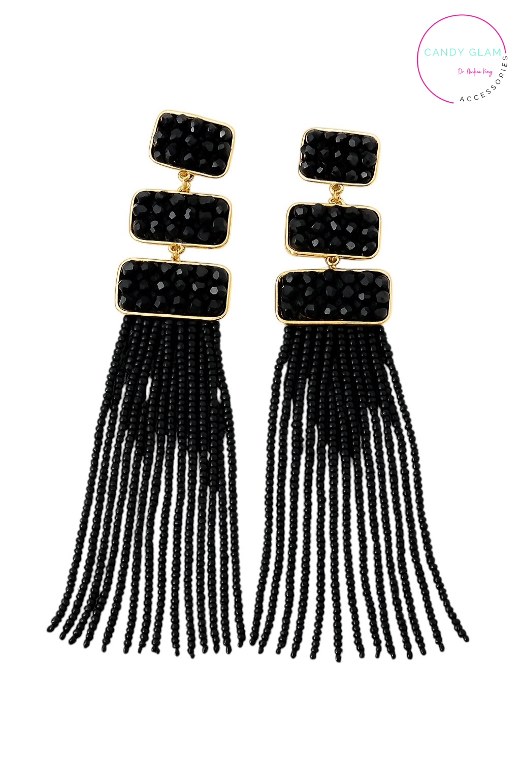 Carnival Cascade Tassel Earrings