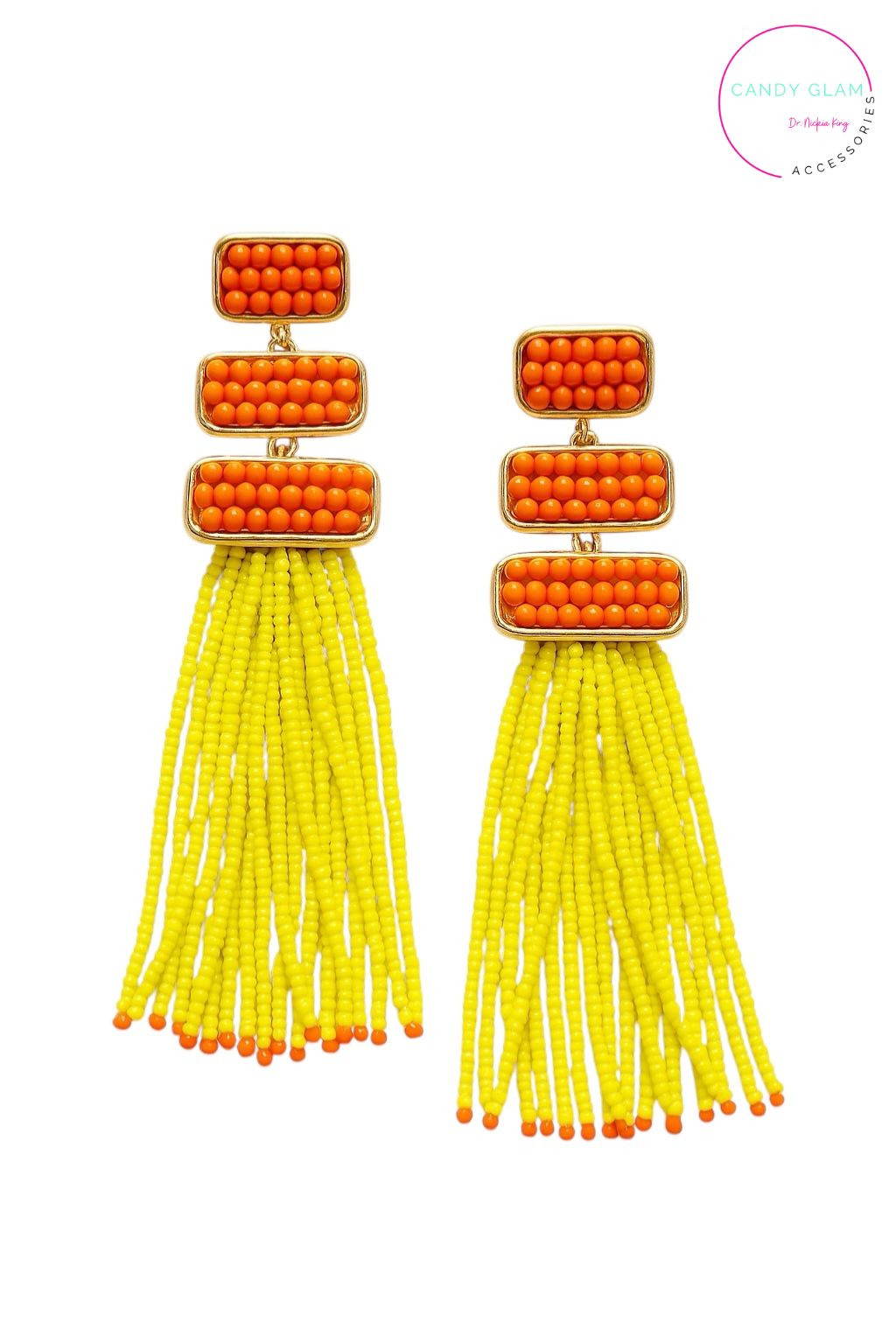 Carnival Cascade Tassel Earrings