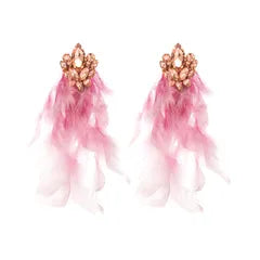 Fiona Feather Earrings