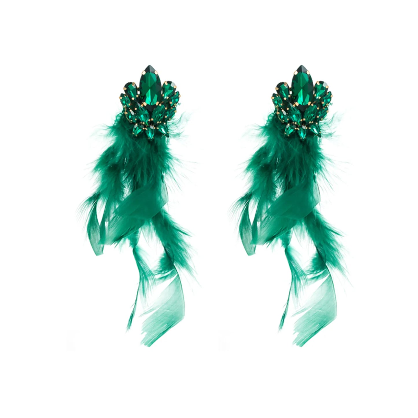 Fiona Feather Earrings