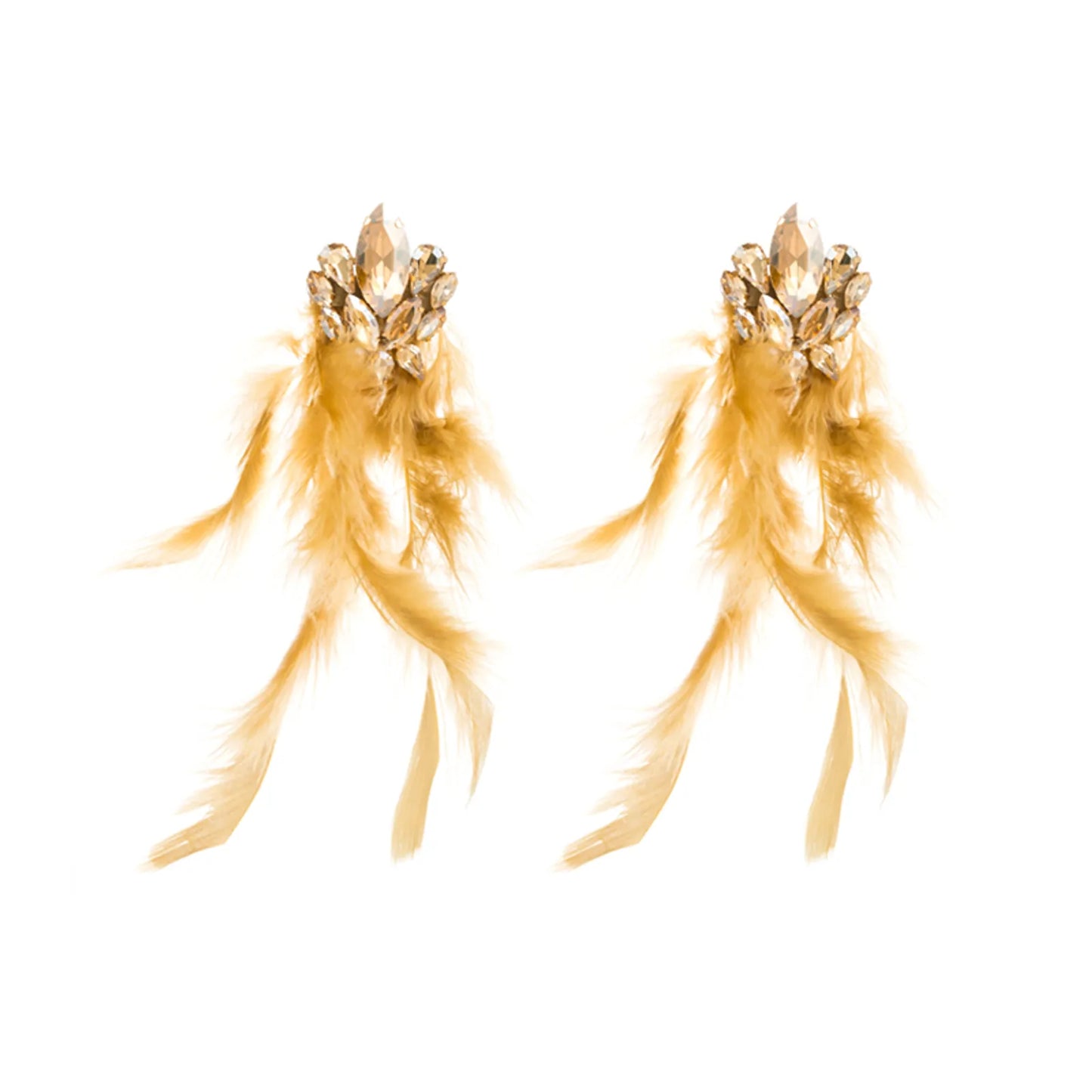 Fiona Feather Earrings