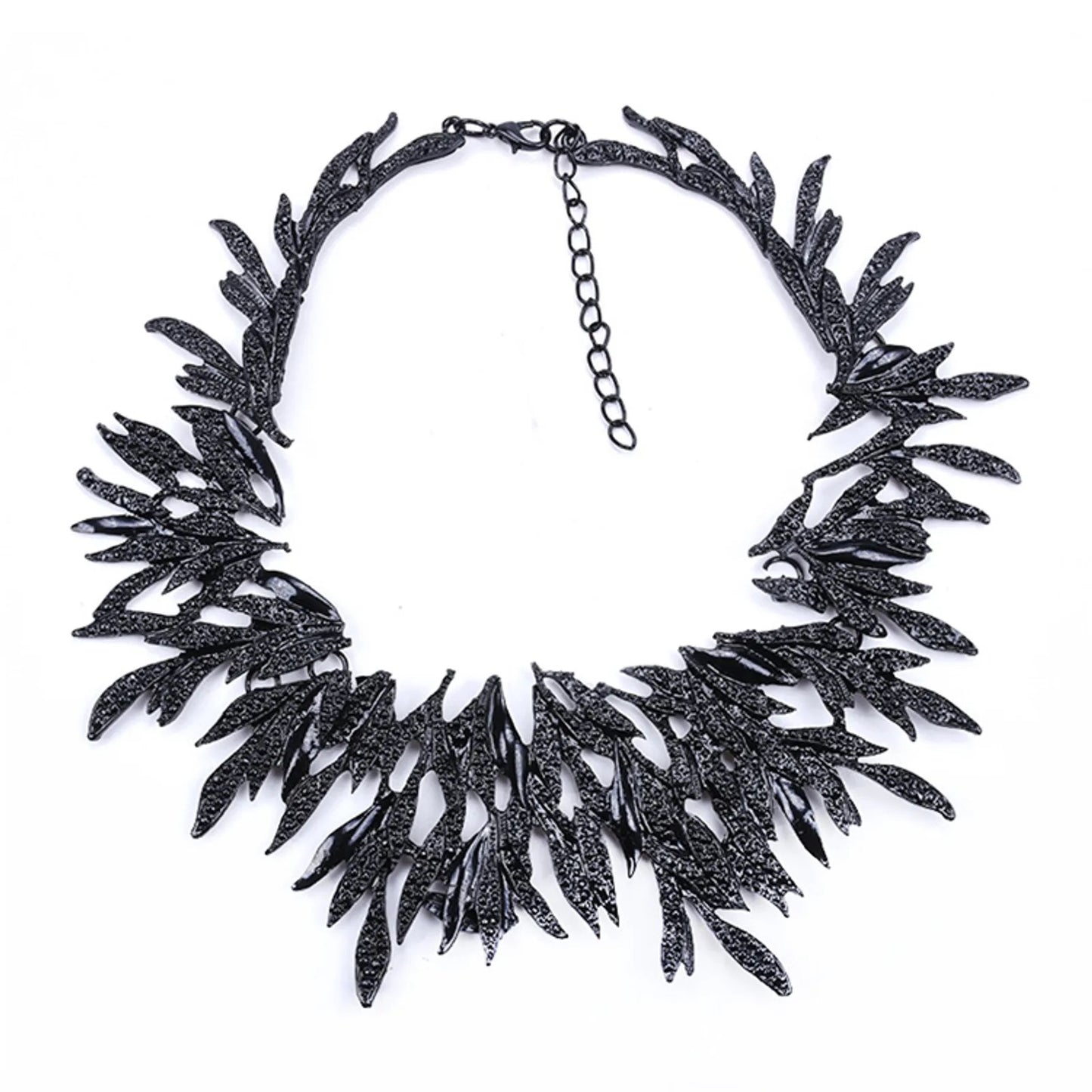 Leafing Glam Statement Necklace