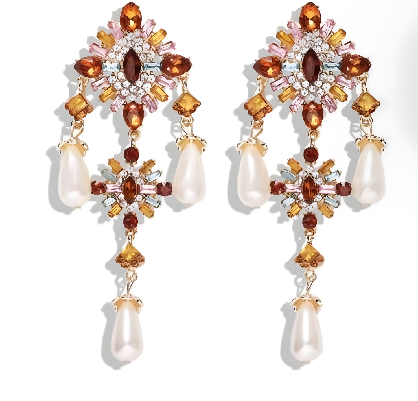 Belinda Pearl Luxe Drop Earrings