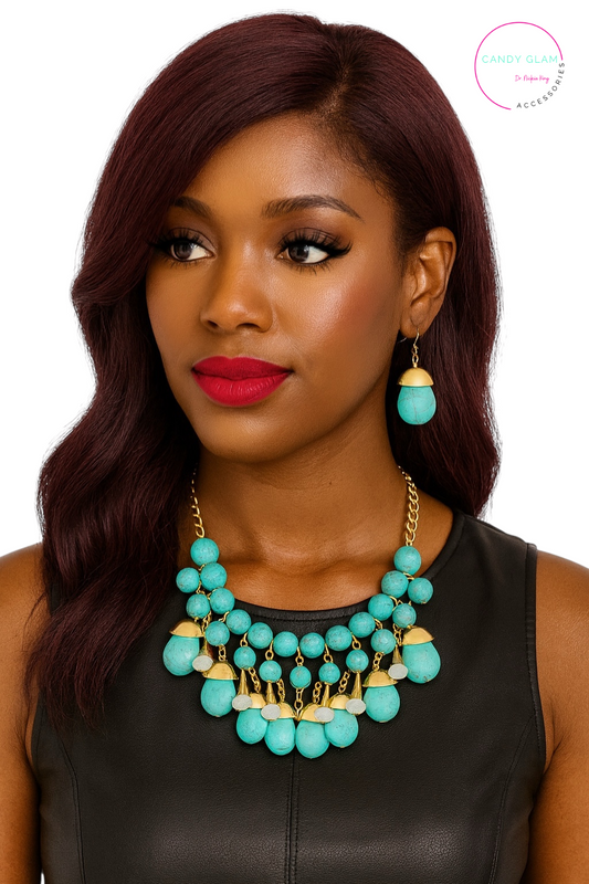 A Turquoise Mirage Chic Set