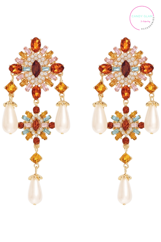 Belinda Pearl Luxe Drop Earrings