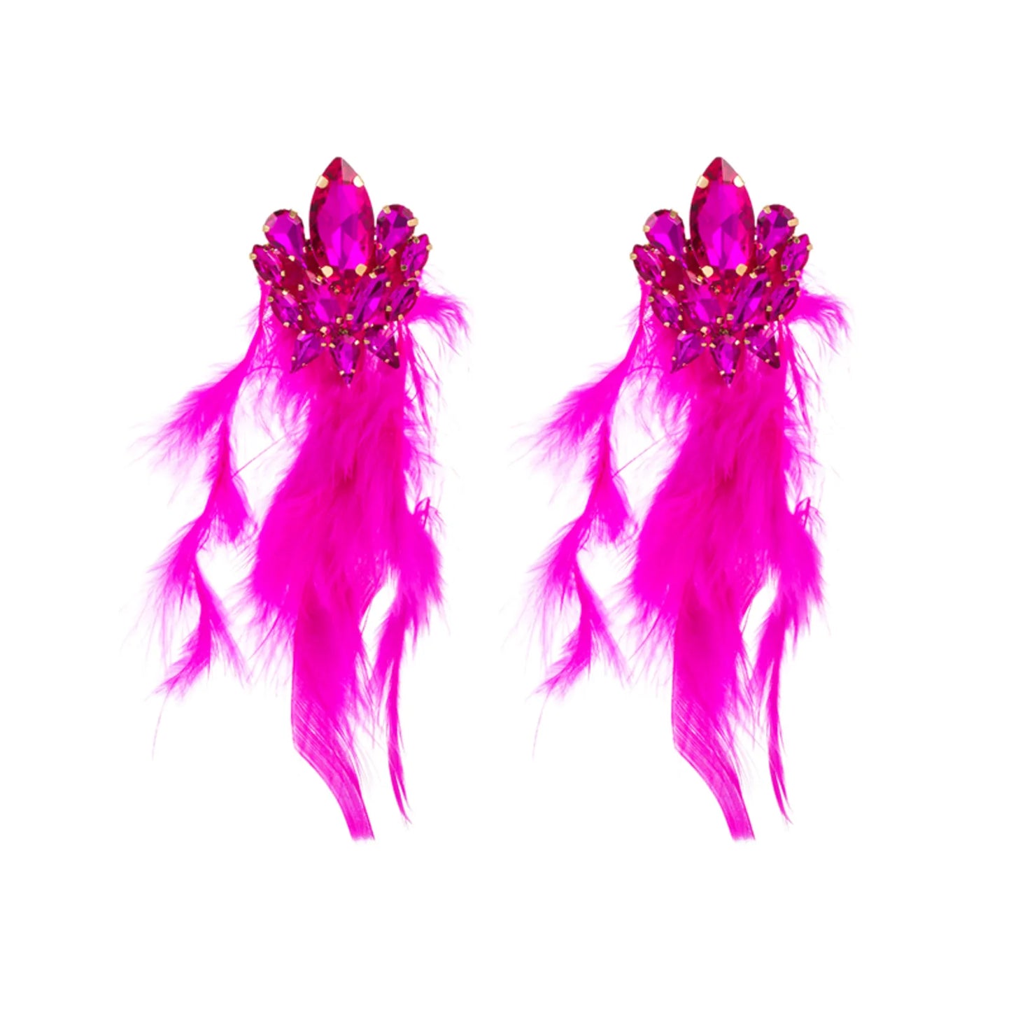 Fiona Feather Earrings