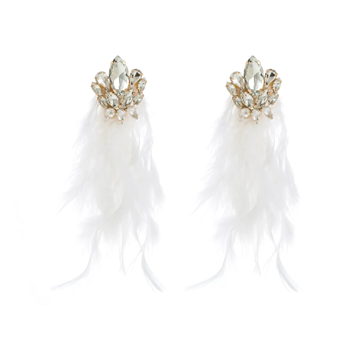 Fiona Feather Earrings