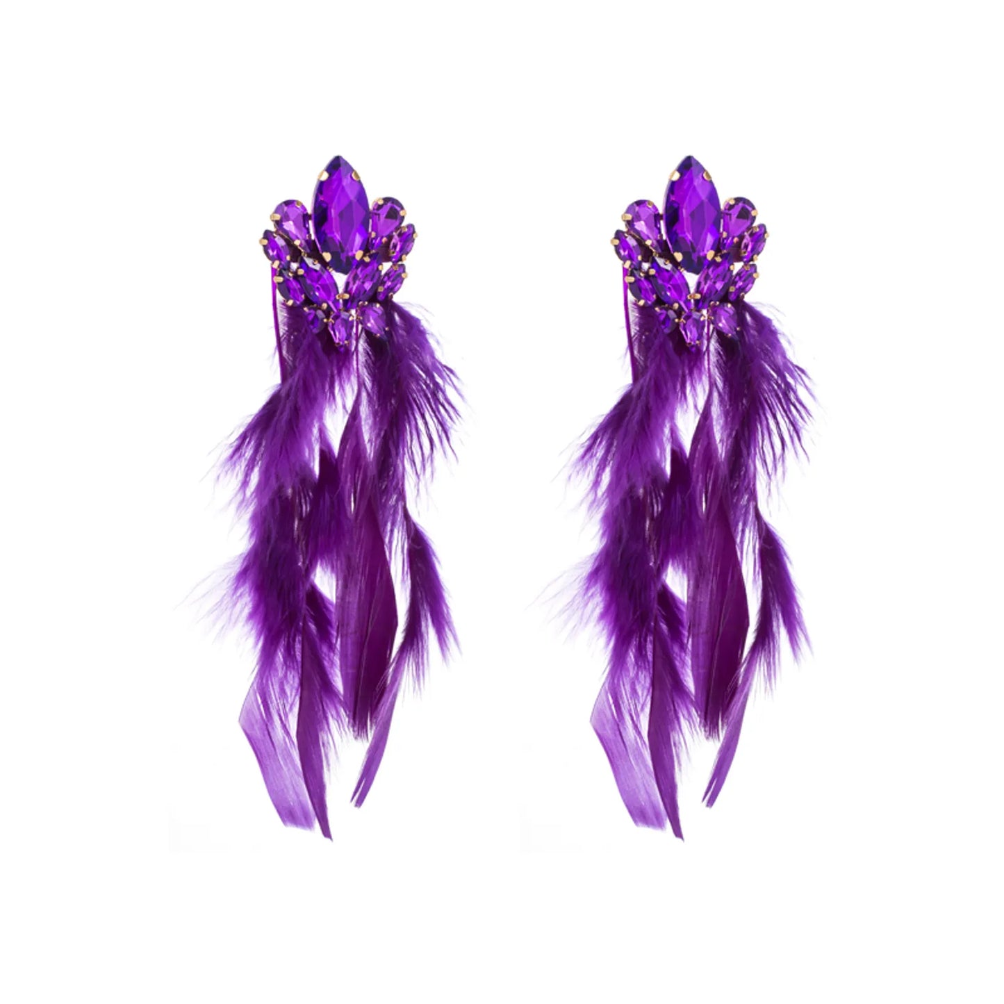 Fiona Feather Earrings