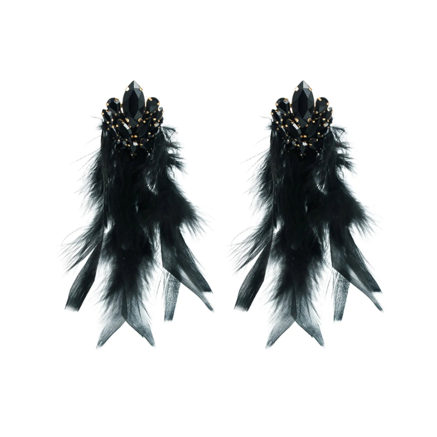 Fiona Feather Earrings