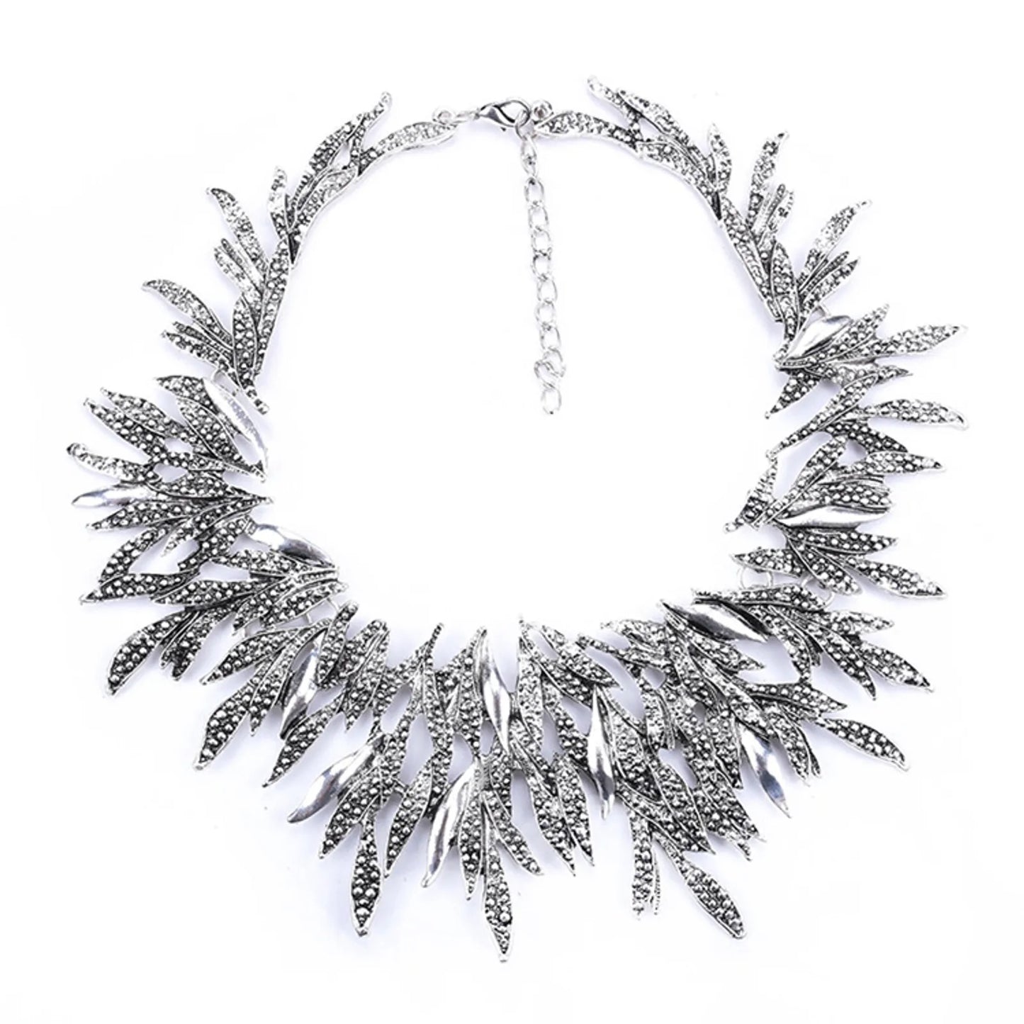 Leafing Glam Statement Necklace