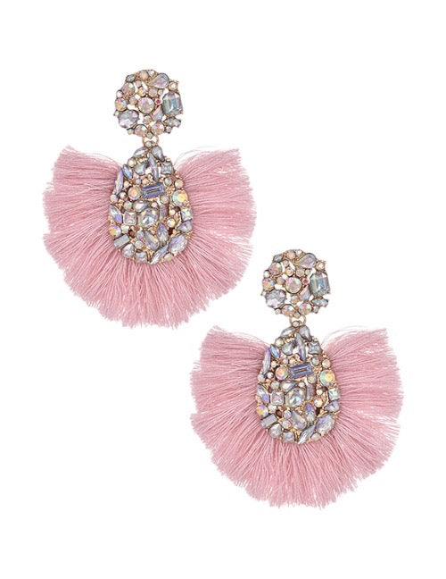 Belle Luxe Rhinestone Earrings